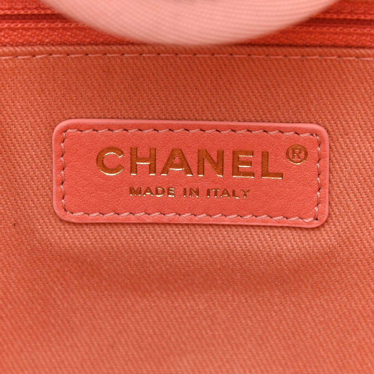 Chanel Mixed Fibers Calfskin Striped Medium Deauville Tote Light Pink 7 of 10