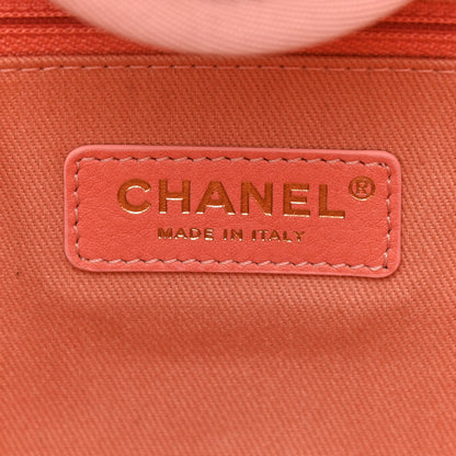Chanel Mixed Fibers Calfskin Striped Medium Deauville Tote Light Pink 7 of 10