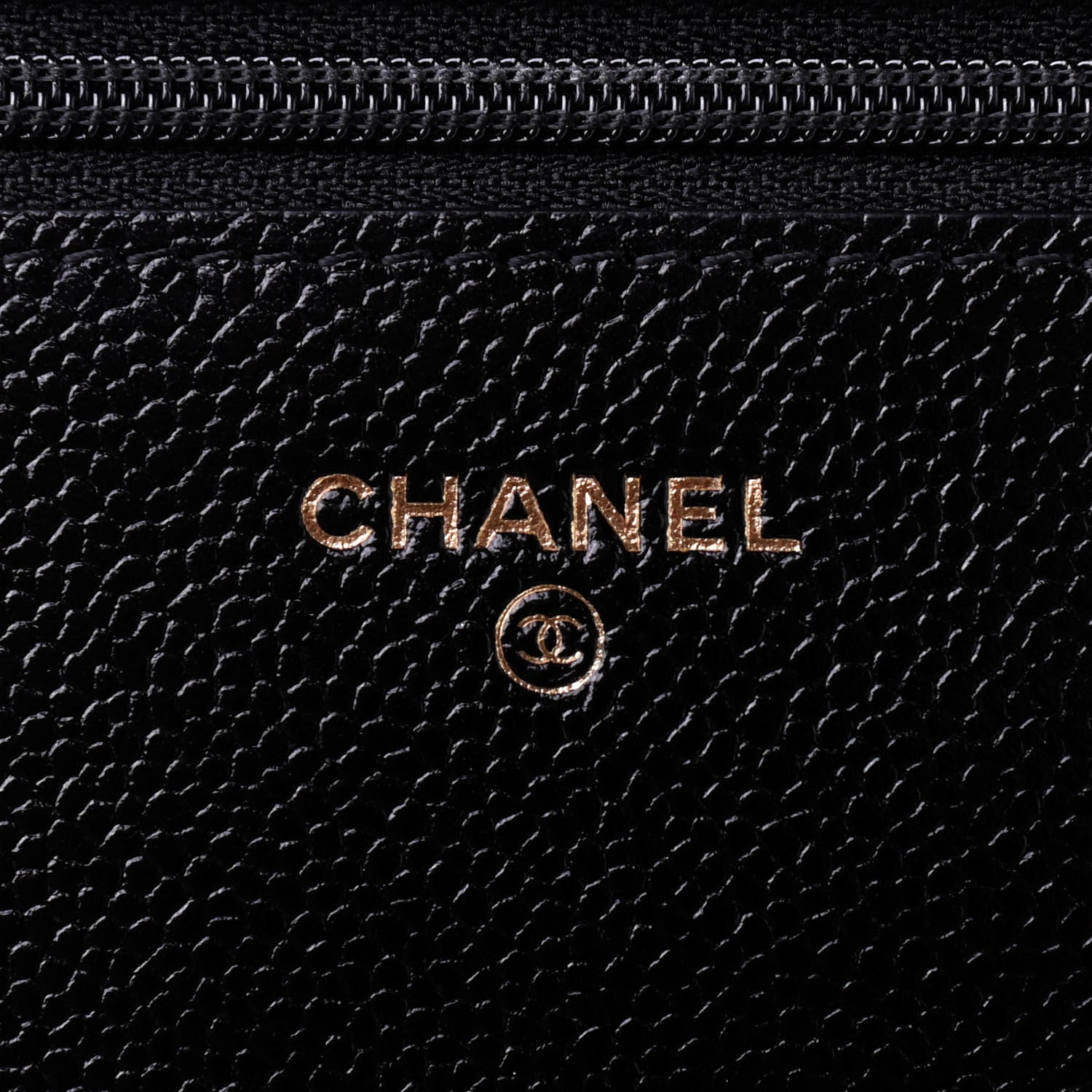 Chanel Caviar Quilted Wallet On Chain WOC Black 7 of 9
