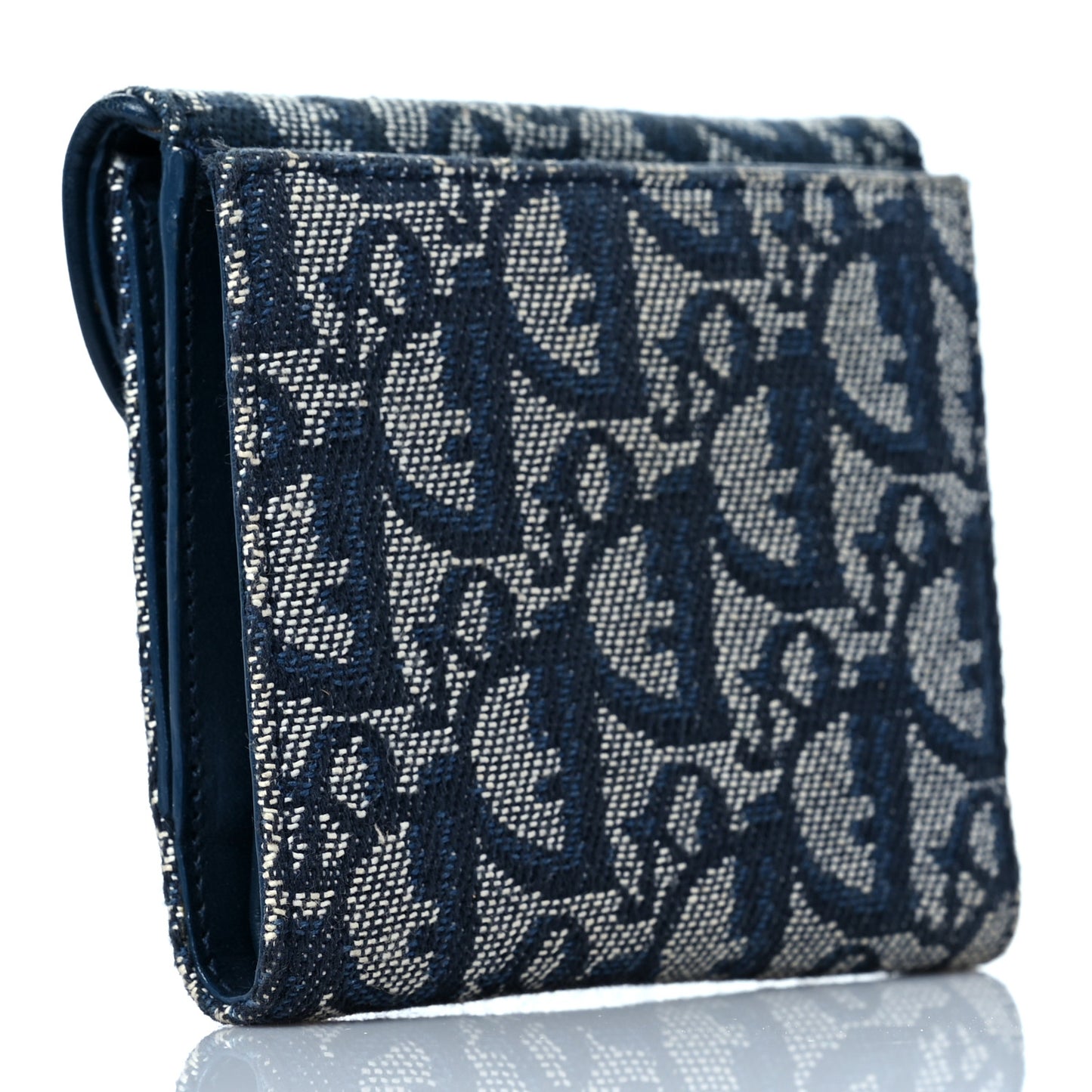 Monogram Compact Saddle Wallet Blue