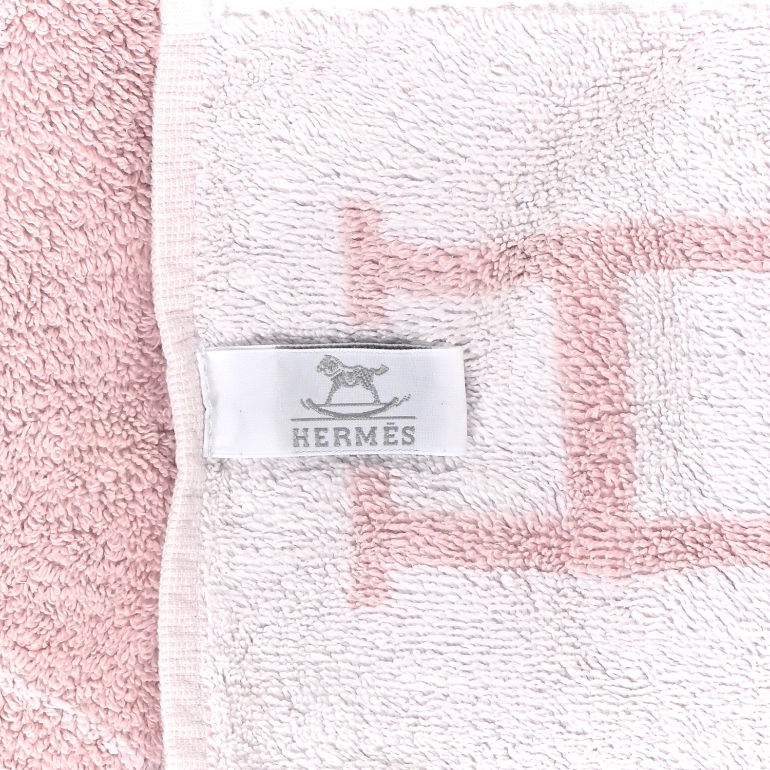 Hermes Cotton Avalon Bath Towel Rose Lilas 6 of 7