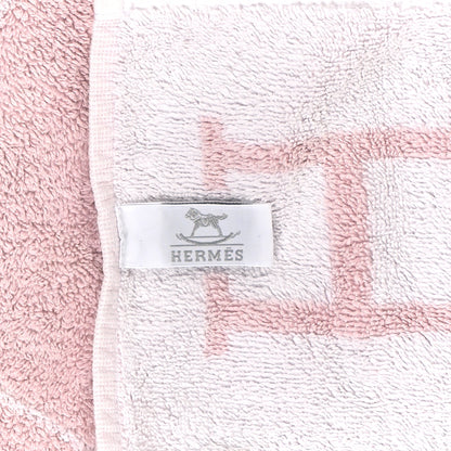Hermes Cotton Avalon Bath Towel Rose Lilas 6 of 7