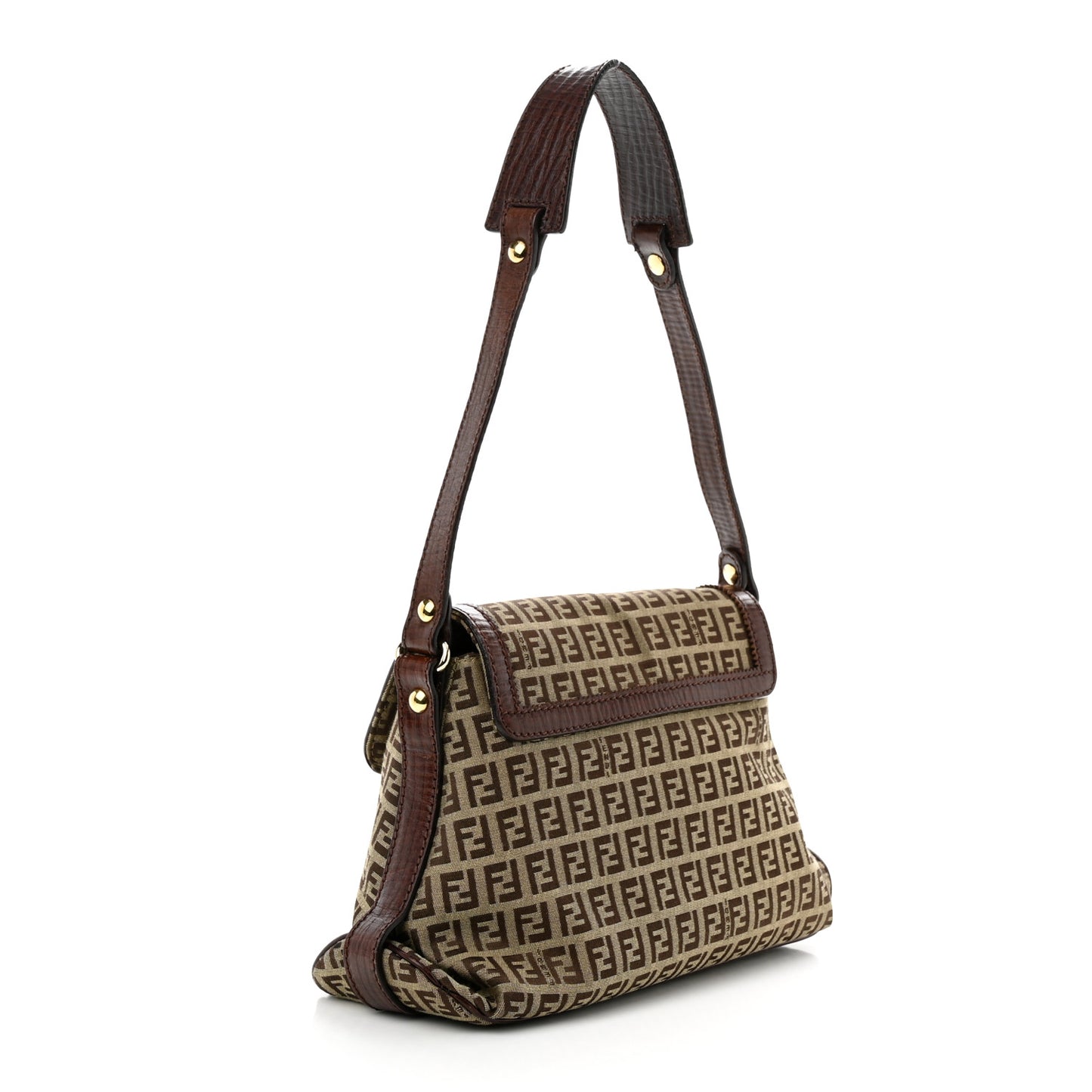 Zucchino Logo Shoulder Bag Tobacco