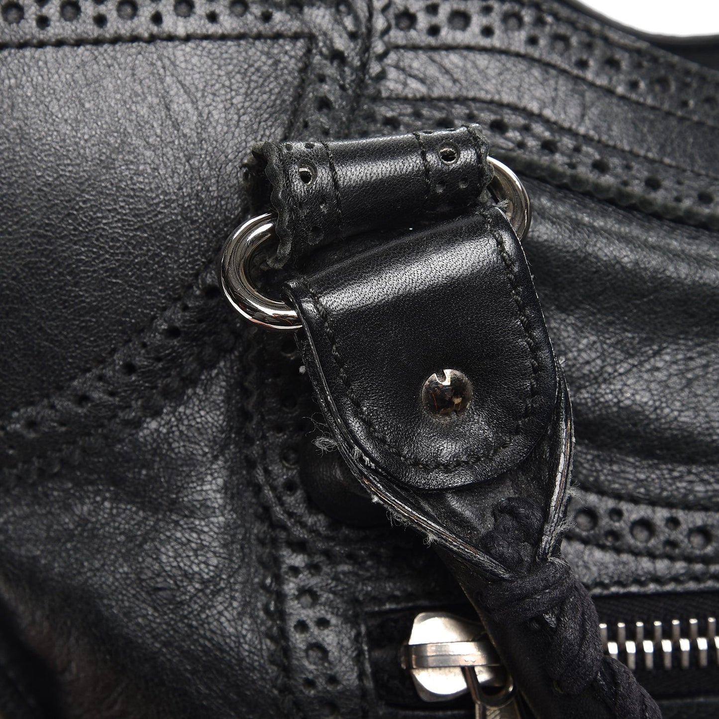 Agneau Giant Brogues Hardware City Black