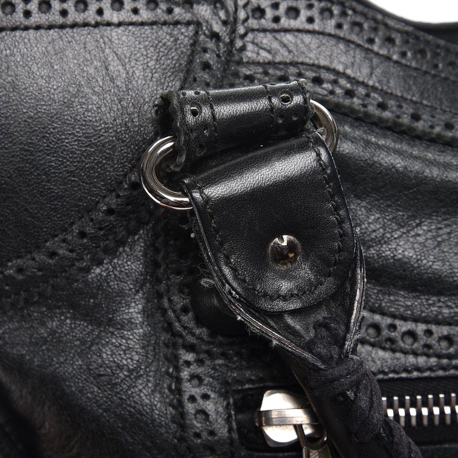 Balenciaga Agneau Giant Brogues Hardware City Black 18 of 22