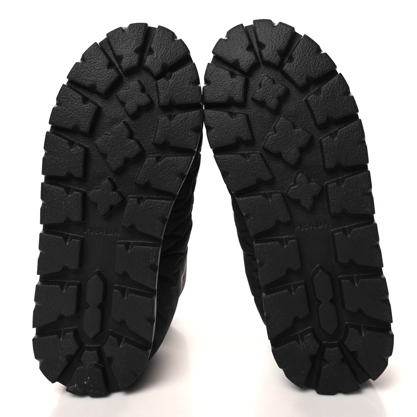 Re-Nylon Piuma Triangle Logo Padded Drawcord 20mm Snow Boots 39.5 Black