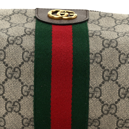 Gucci GG Supreme Monogram Web Ophidia Toiletry Case Beige 9 of 11