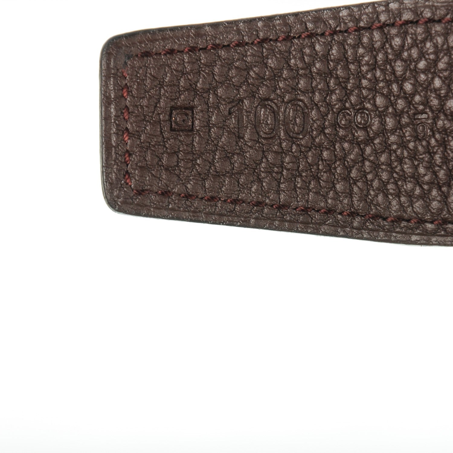 Hermes Box Togo 32mm H Belt 100 Black Chocolate 6 of 9