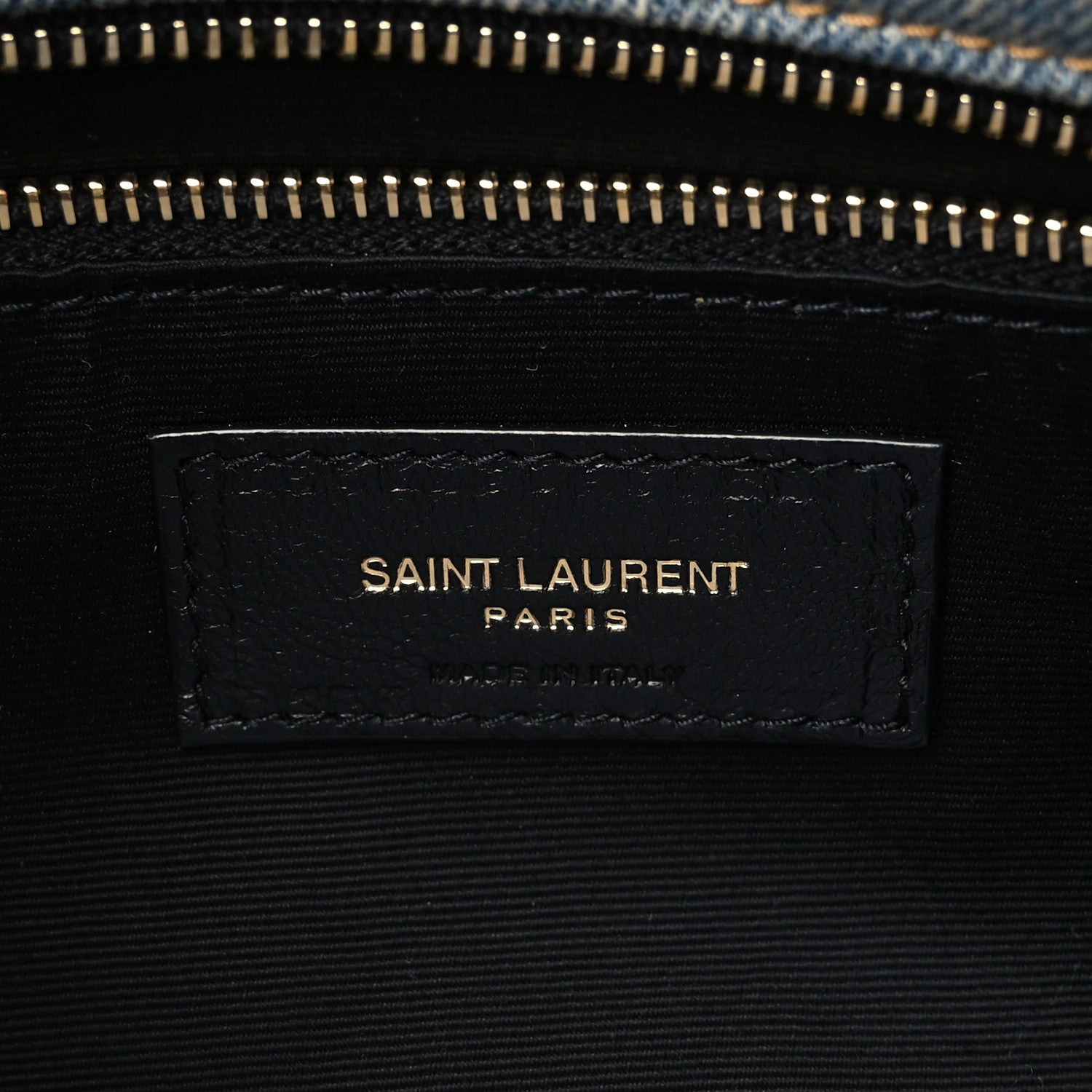 Saint Laurent Denim Quilted Small Loulou Puffer Monogram Chain Satchel Blue Cinnamon 6 of 6