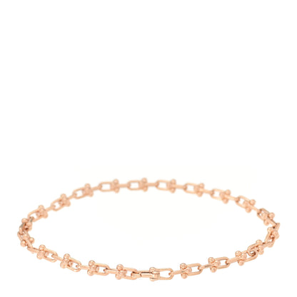 Tiffany 18K Rose Gold HardWear Micro Link Bracelet 2 of 4