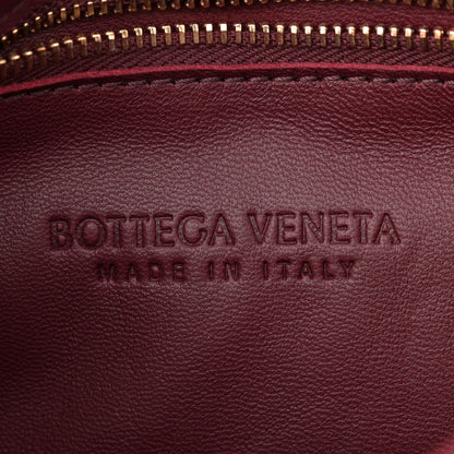 Bottega Veneta Lambskin Maxi Intrecciato Cassette Crossbody Bag Bordeaux 6 of 11