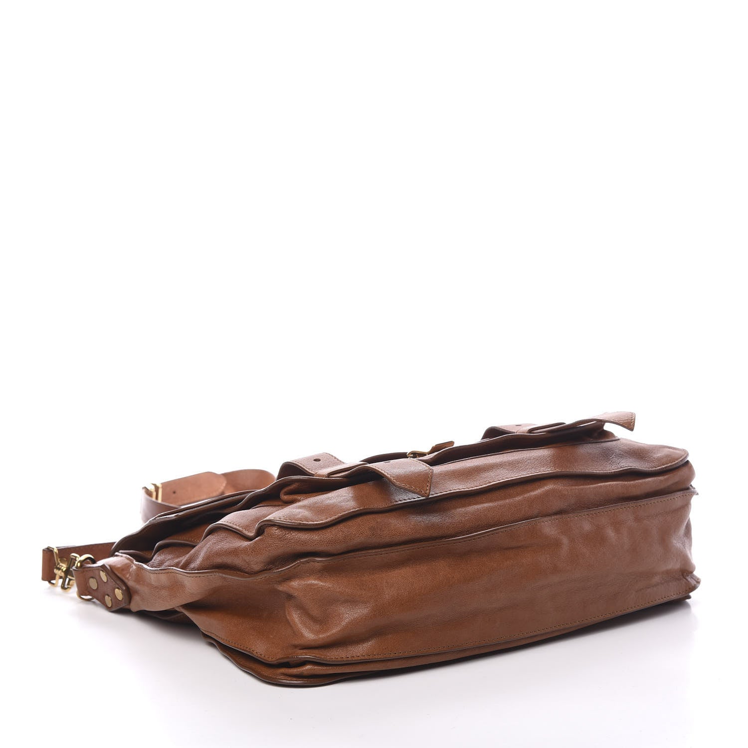 Proenza Schouler Lambskin Large PS1 Satchel Saddle 3 of 12