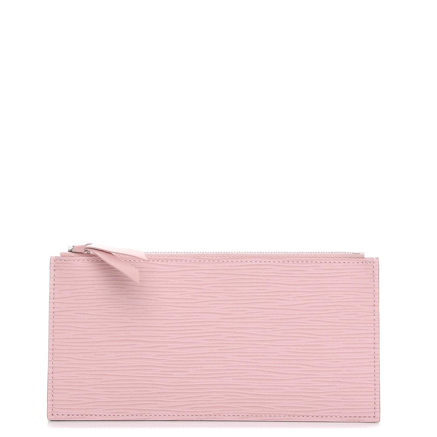 Epi Felicie Chain Wallet Zippered Insert Rose Ballerine