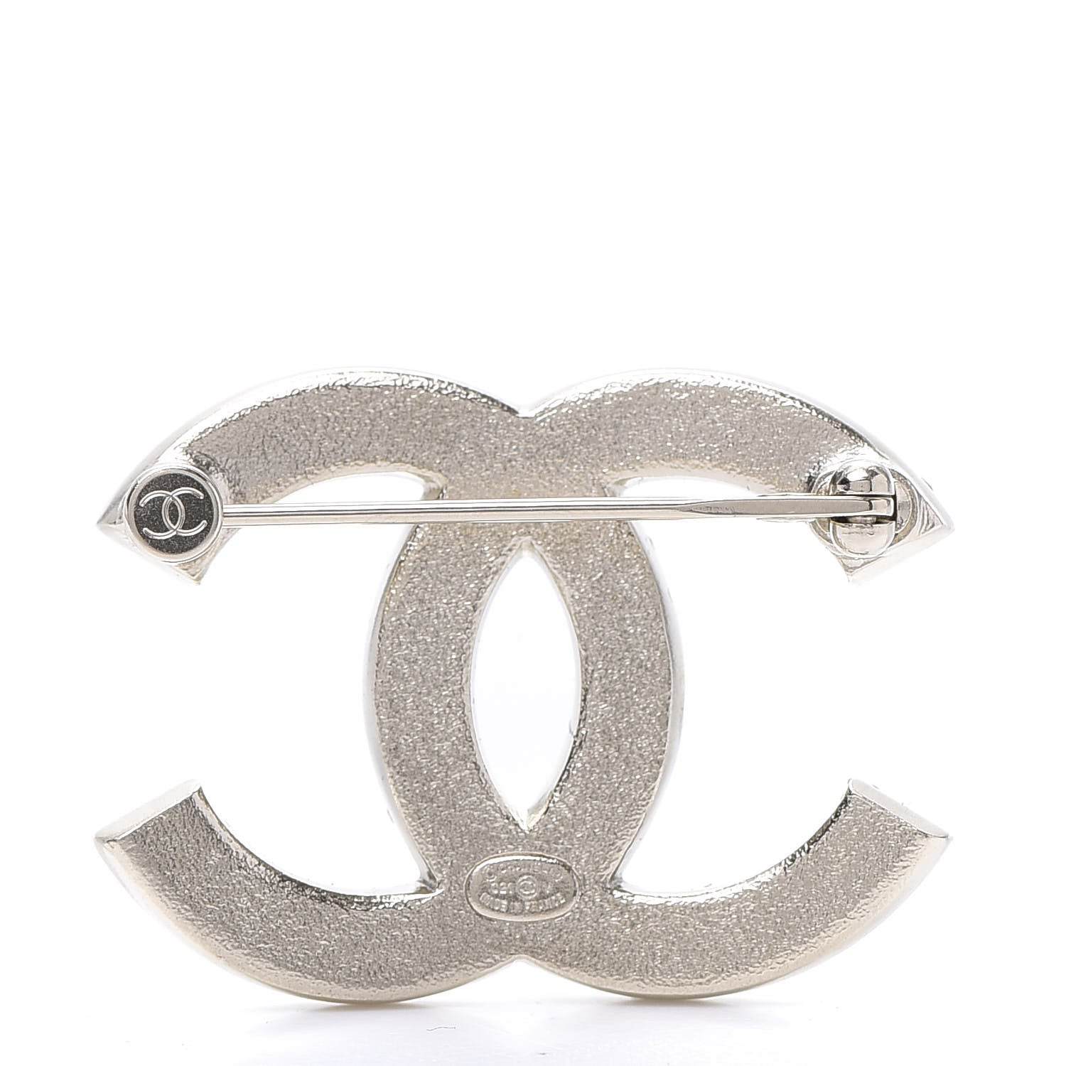 Chanel Crystal Palais Garnier CC Brooch Gold 3 of 5
