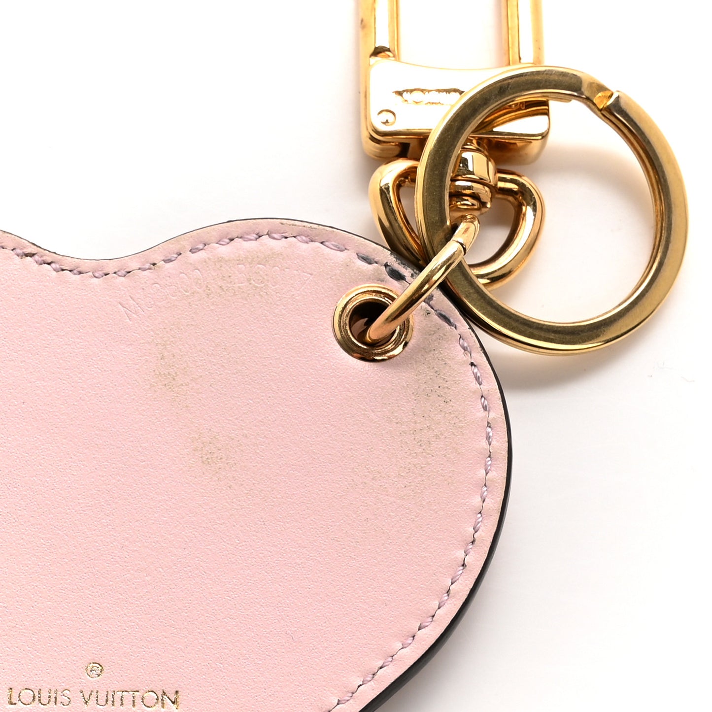 Vernis Degrade Heart Bag Charm Pink