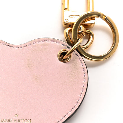 Louis Vuitton Vernis Degrade Heart Bag Charm Pink 5 of 7