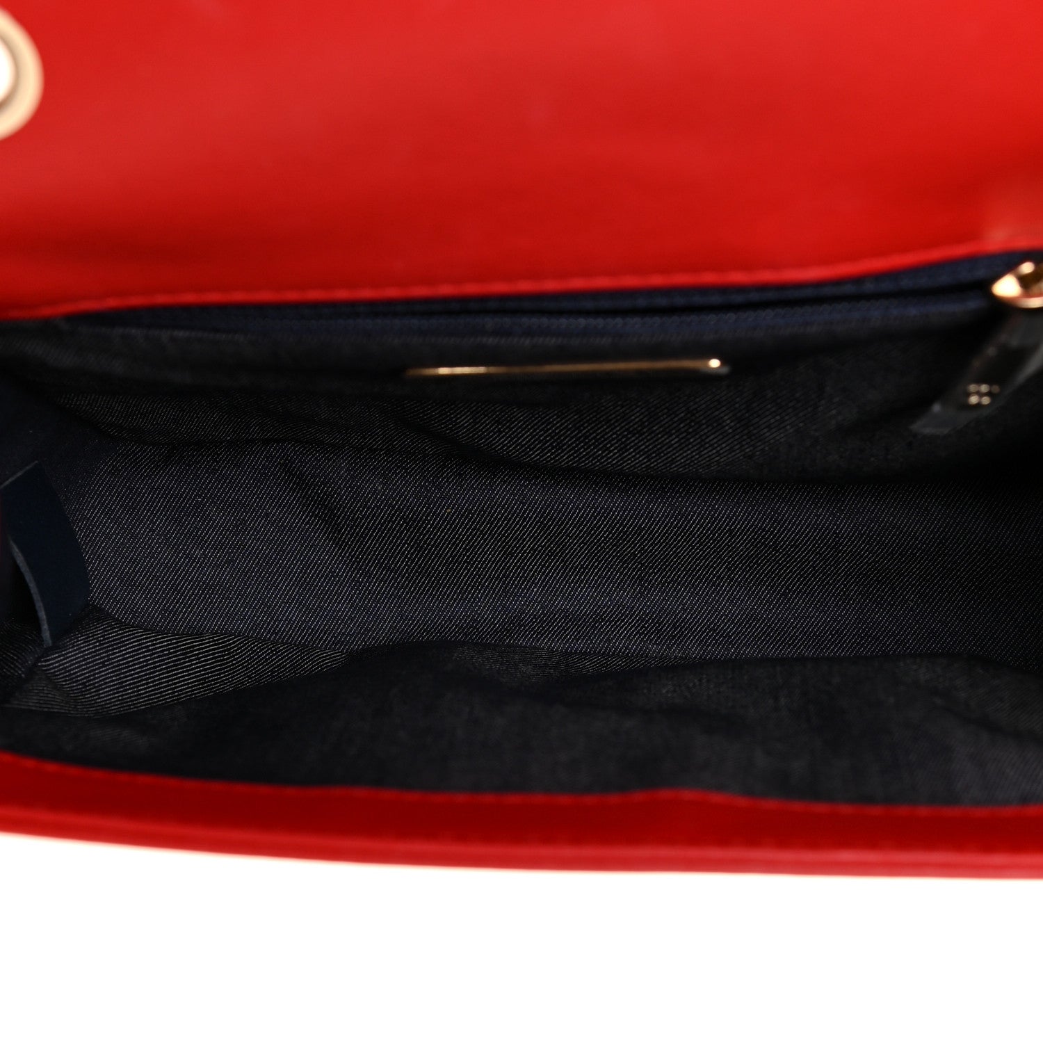 Chanel Lambskin CC Mania Flap Bag Red 4 of 11