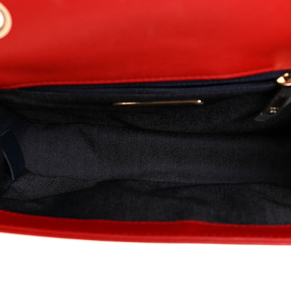 Chanel Lambskin CC Mania Flap Bag Red 4 of 11