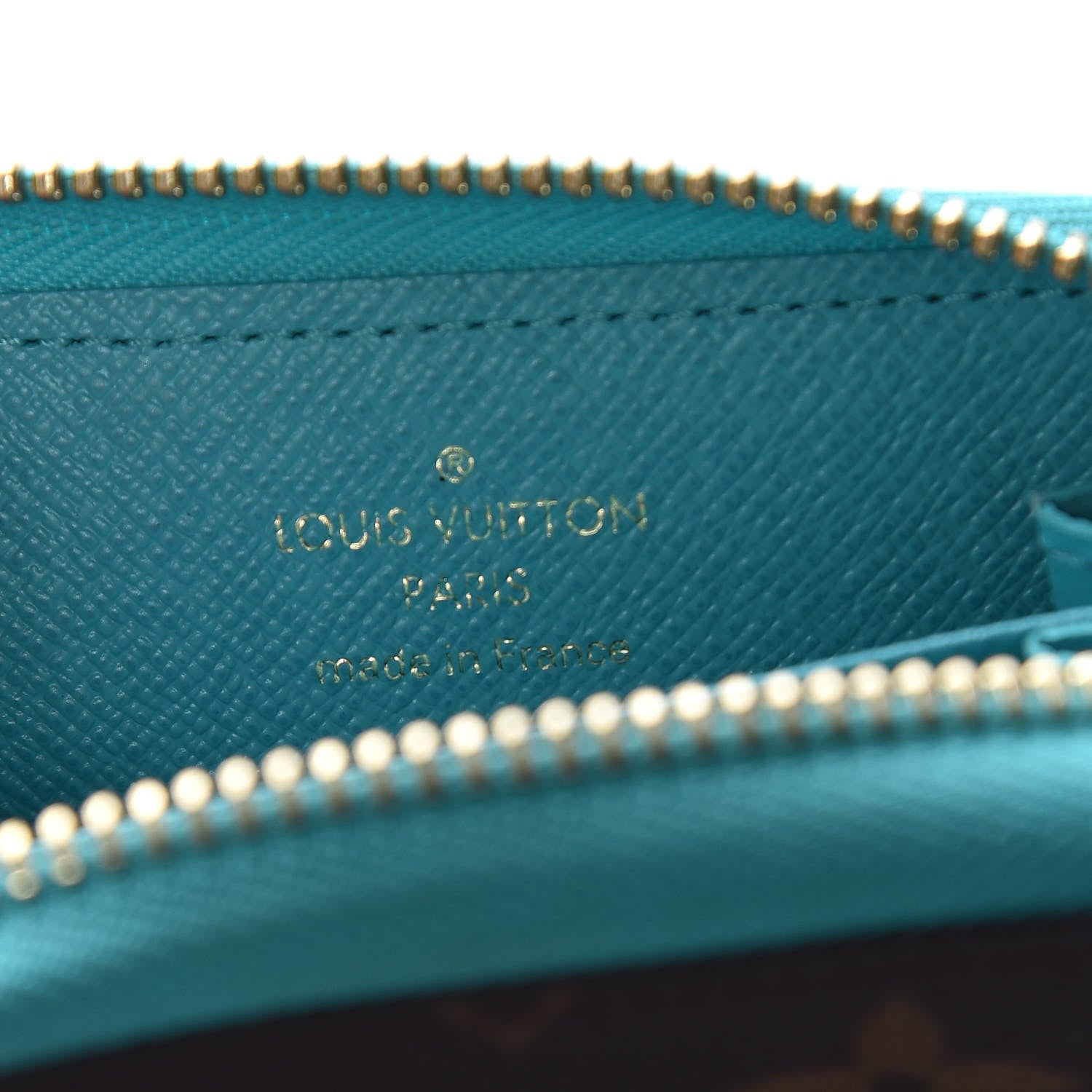 Louis Vuitton Monogram Zippy Multicartes Turquoise 6 of 6