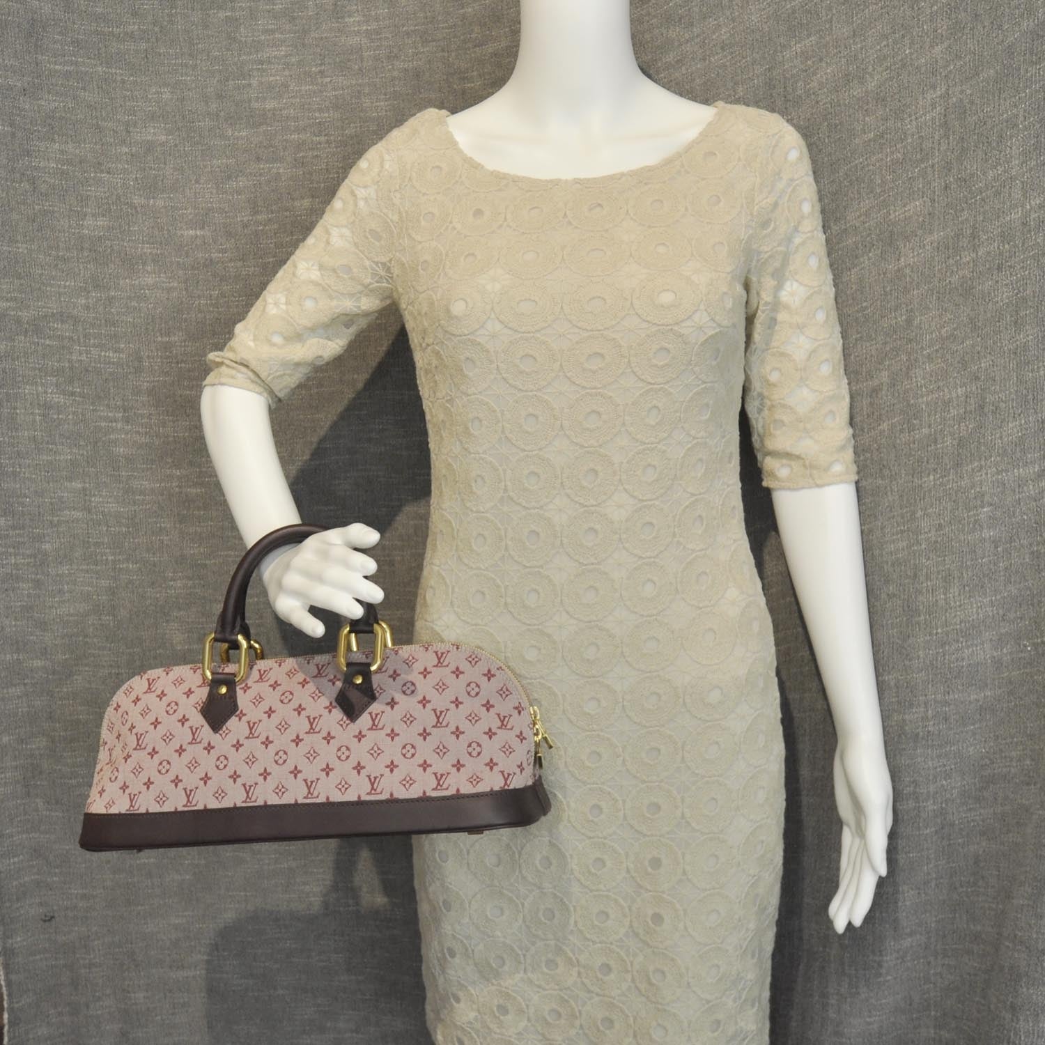 Louis Vuitton Mini Monogram Alma Long Cherry 2 of 8