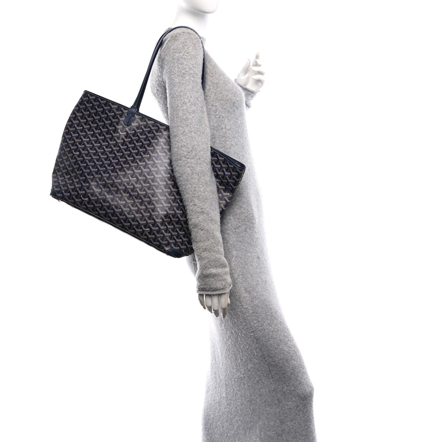 Goyard Goyardine Artois MM Navy 3 of 11