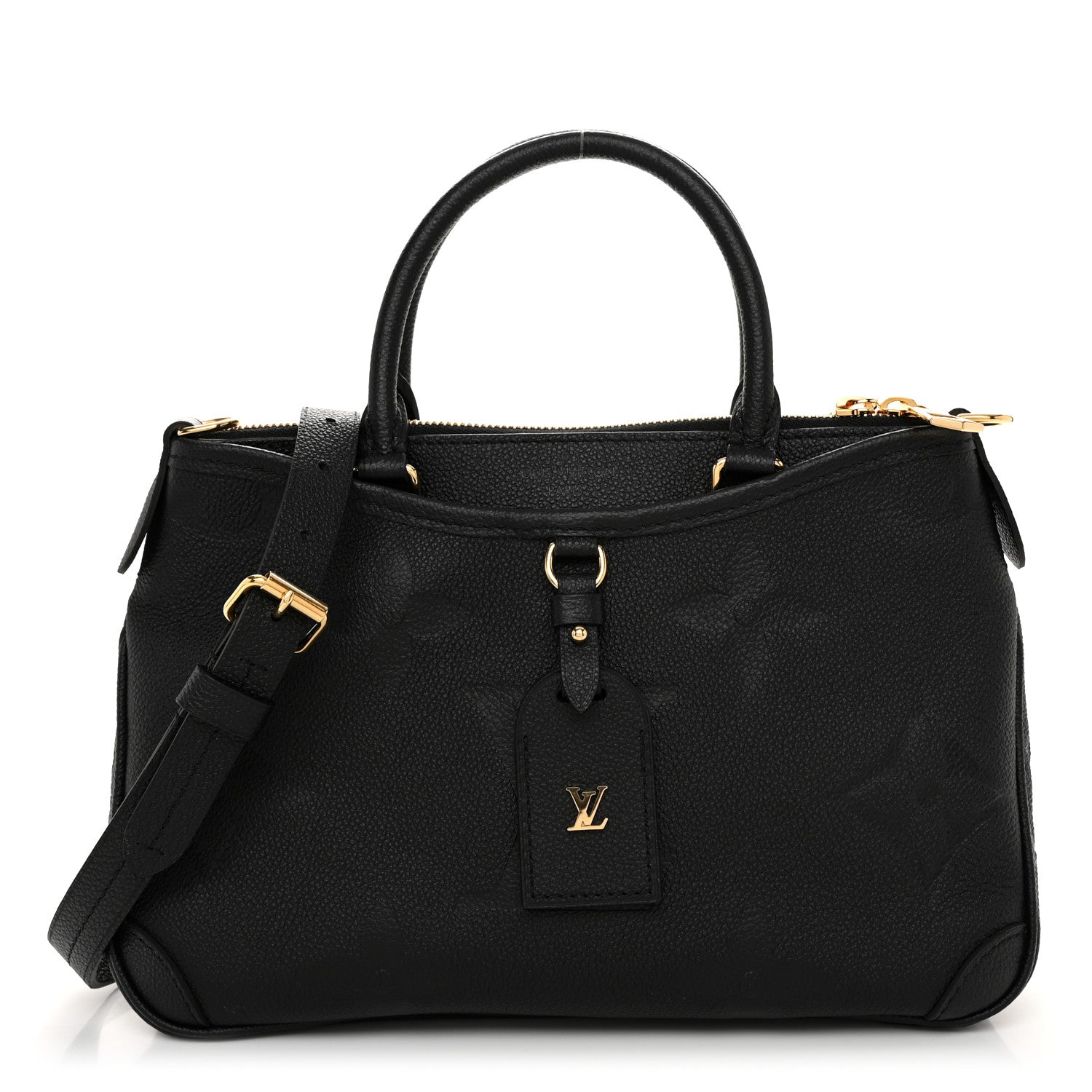 Louis Vuitton Empreinte Monogram Giant Trianon PM Black 1 of 9