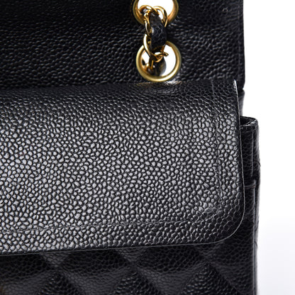 Chanel Caviar Quilted Small Double Flap Black 9 of 11