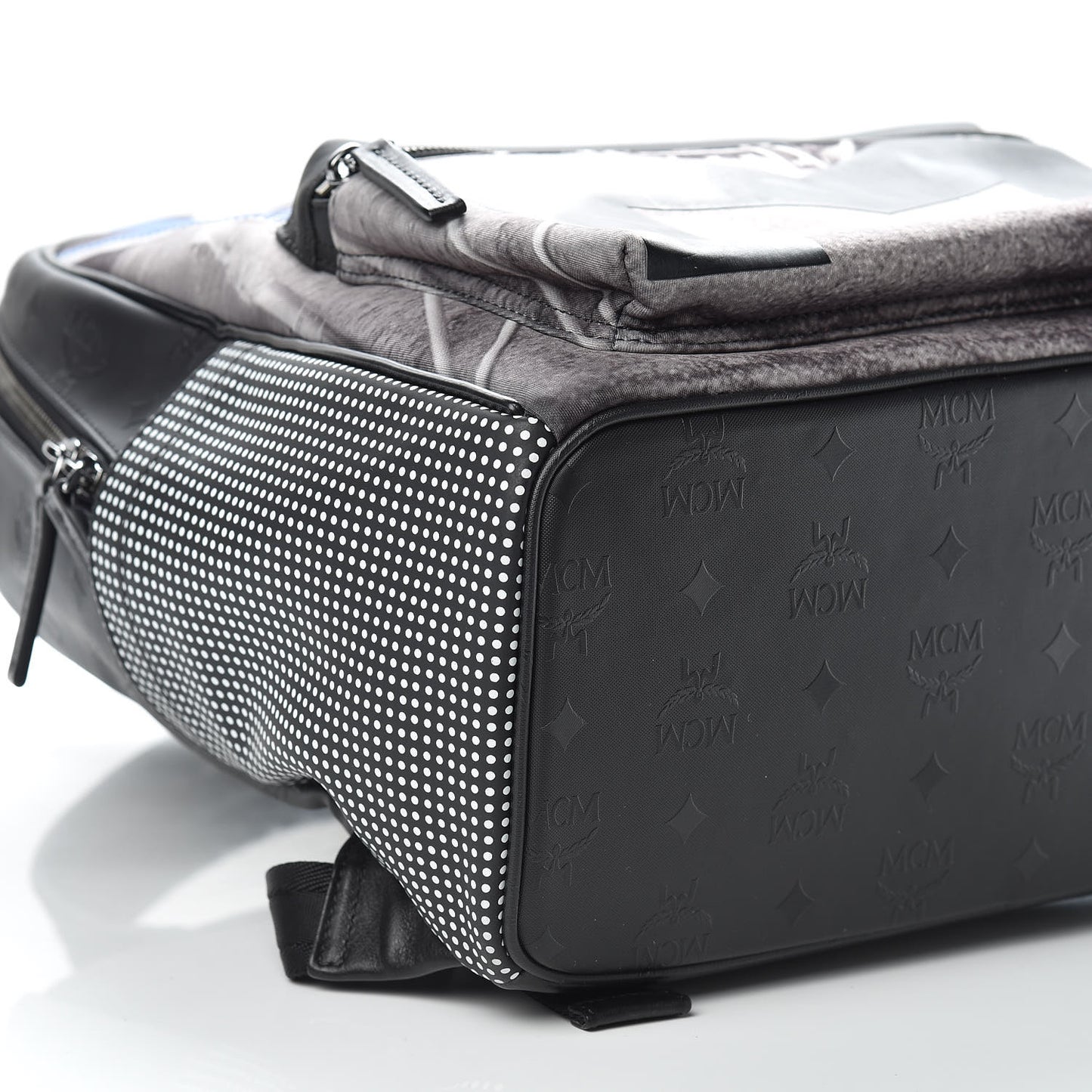 Odeon Nylon Printed Medium Stark Backpack Black Multicolor