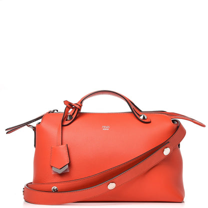 Fendi Vitello Dolce Medium By The Way Boston Bag Papavero 1 of 8