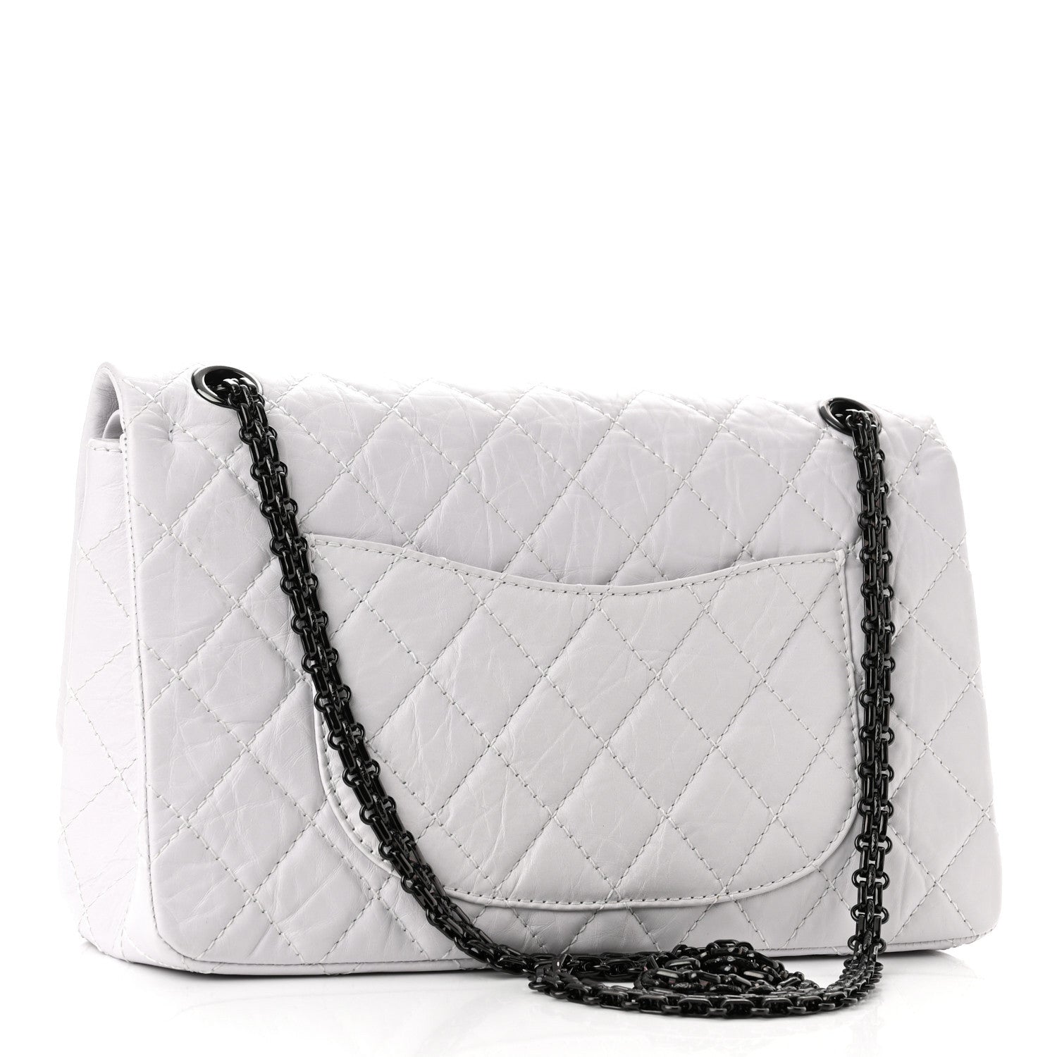 Chanel Aged Calfskin Quilted 2.55 Reissue 226 Flap White 2 of 12