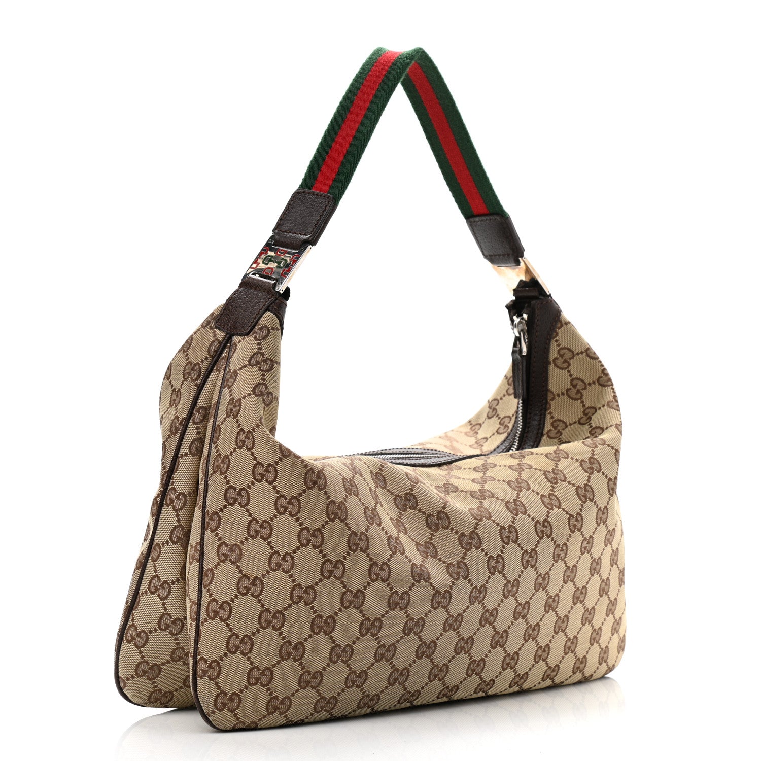Gucci Monogram Medium Pop Hobo Dark Brown 2 of 9