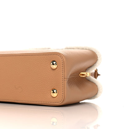 Louis Vuitton Taurillon Shearling Capucines BB Arizona 8 of 9
