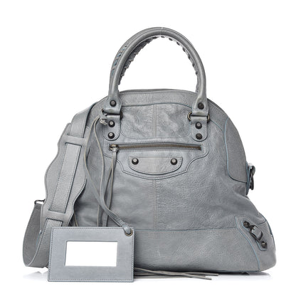Balenciaga Agneau Classic Hardware Bowling Bag Ardoise 1 of 10