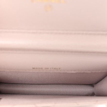 Chanel Caviar Quilted Miss Coco Clutch With Chain Light Purple 5 of 12