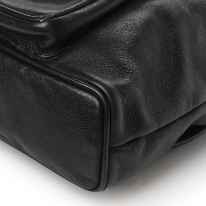 Gucci Calfskin Bamboo Backpack Black 8 of 15
