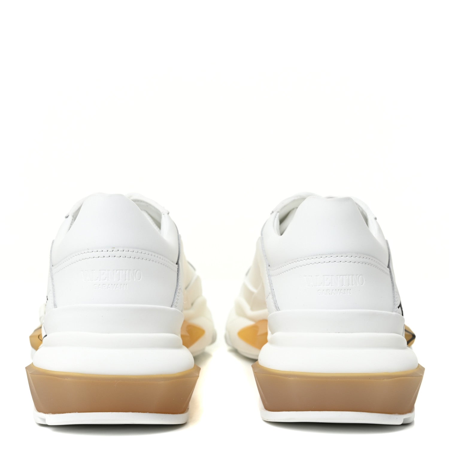 Valentino Garavani Calfskin VLTN Bounce Sneakers 37.5 White 4 of 9