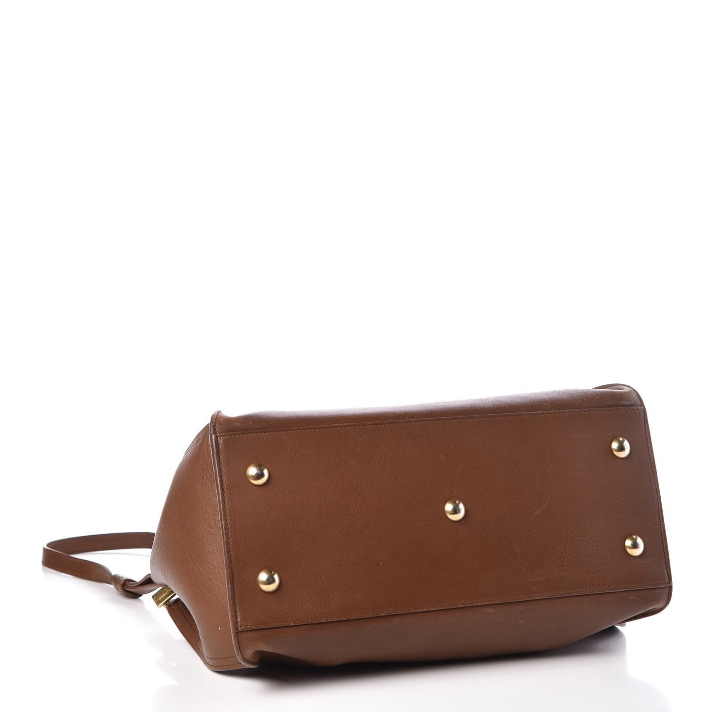 Calfskin Small Classic Y Cabas Cognac