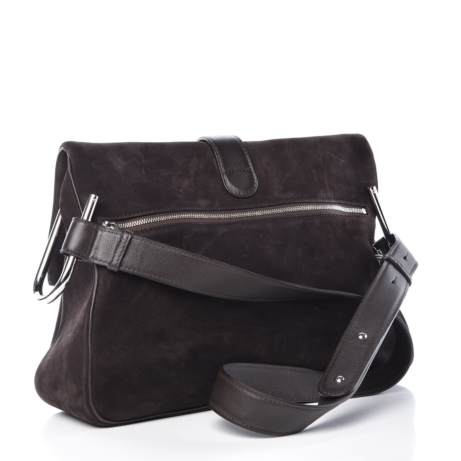 Delvaux Nubuck Givry Shoulder Bag 3 of 16