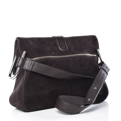 Delvaux Nubuck Givry Shoulder Bag 3 of 16