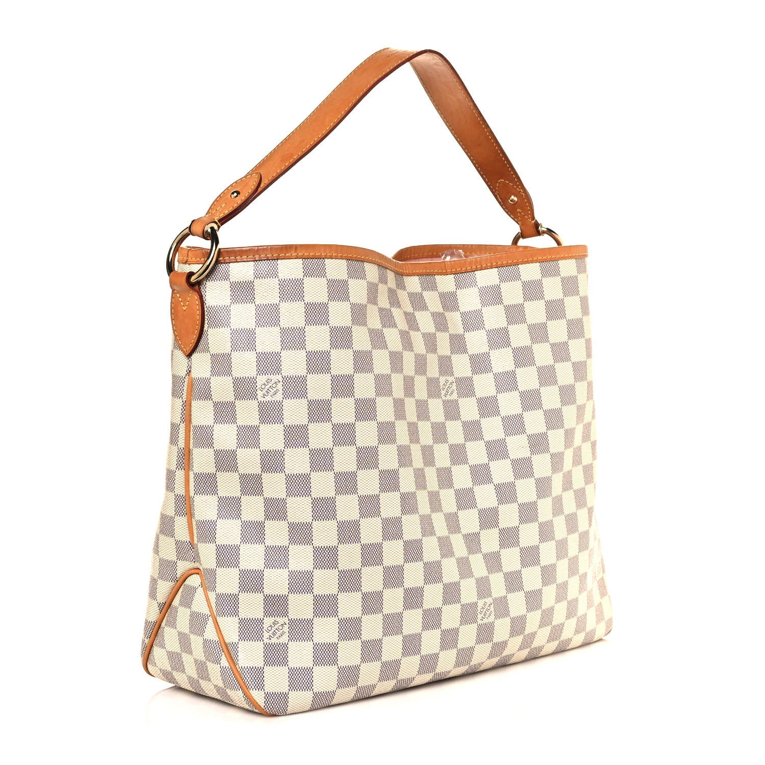 Louis Vuitton Damier Azur Delightful MM Rose Ballerine 3 of 18
