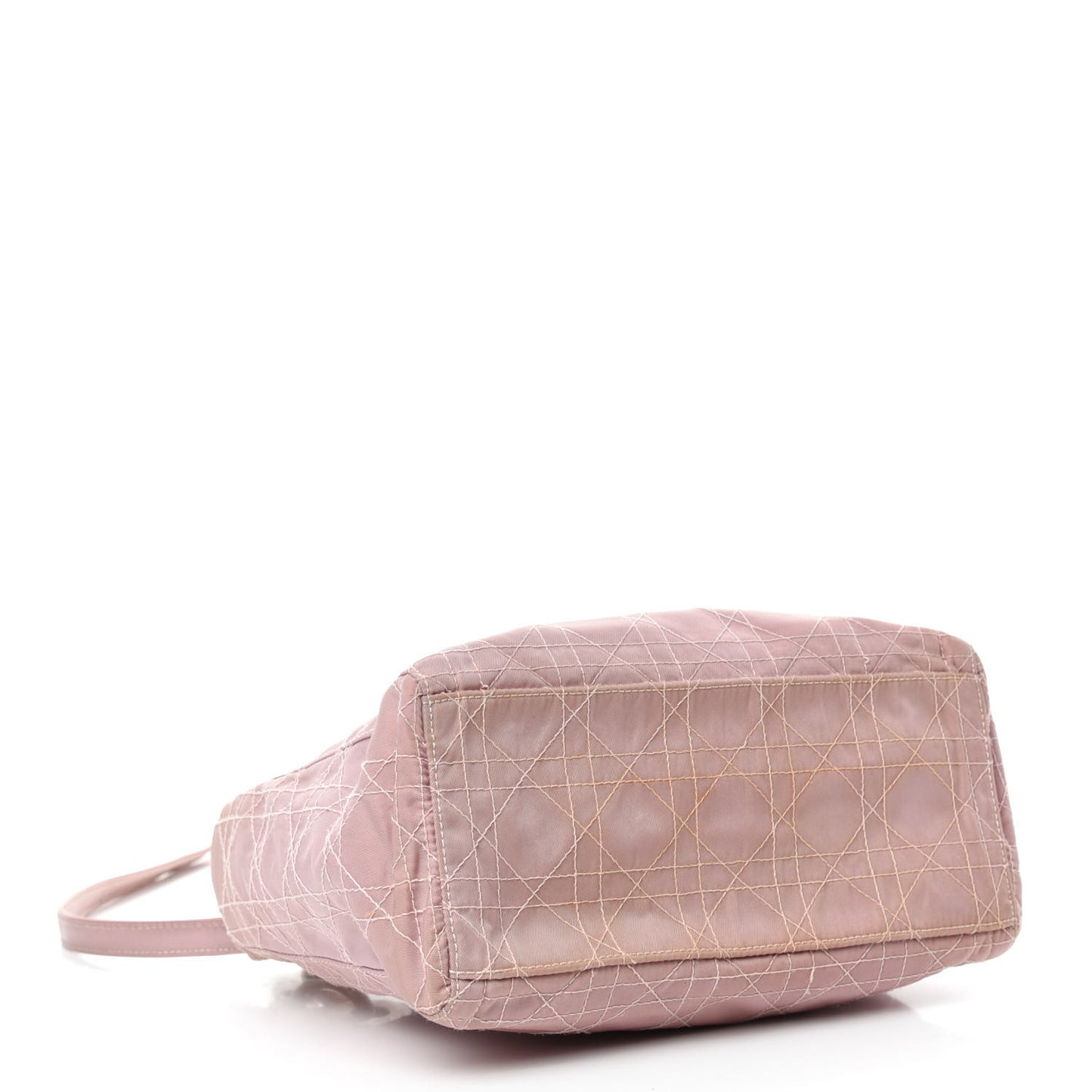 Satin Cannage Medium Lady Dior Pink
