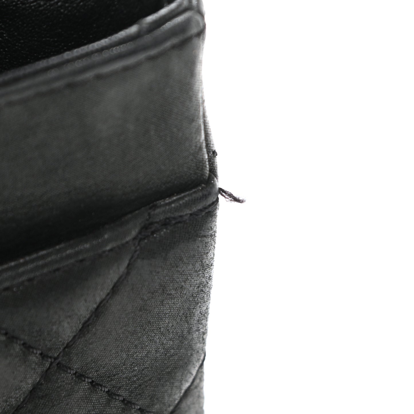 Iridescent Calfskin Quilted 2.55 Reissue 226 Flap Black