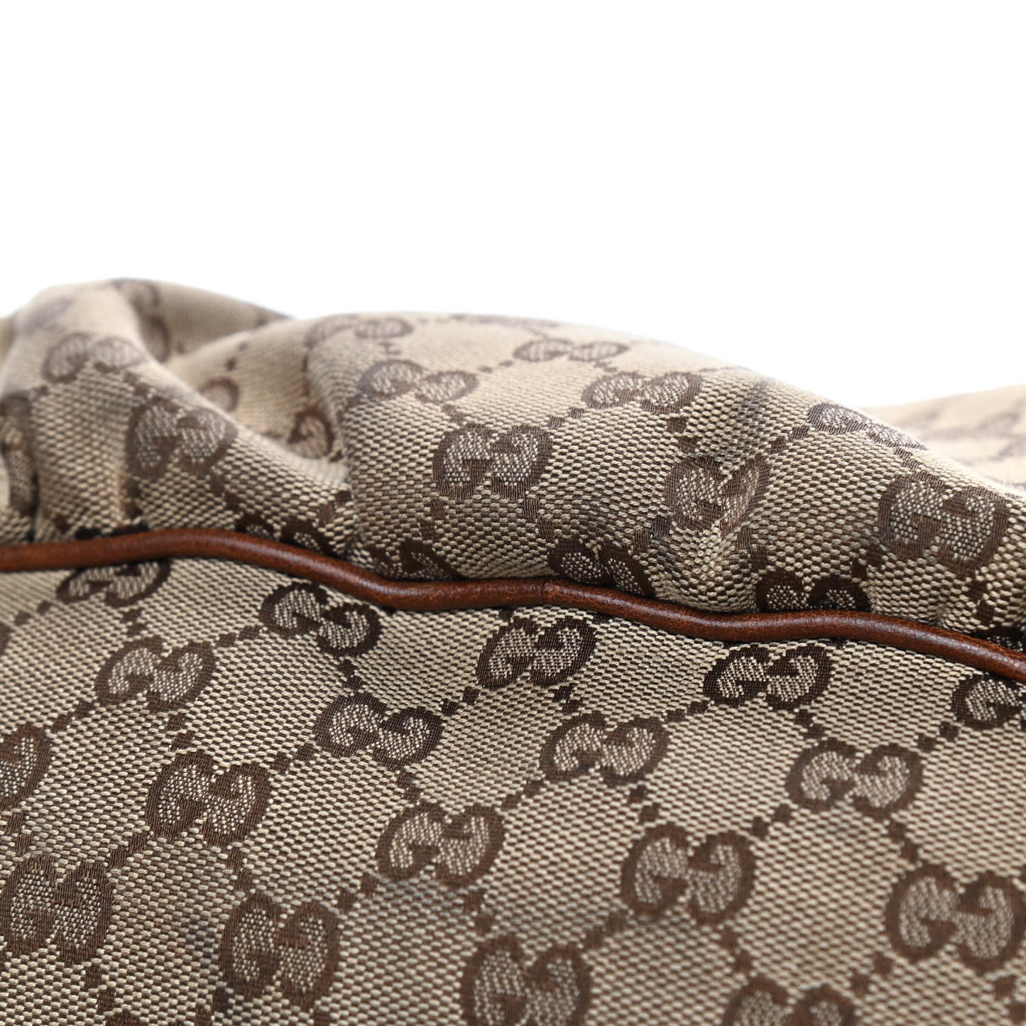 Monogram Medium Jockey Tote Dark Brown