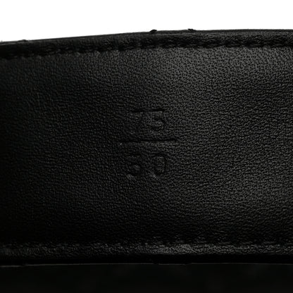 Chanel Calfskin Quilted CC Chain Belt 75/30 Black 7 of 9
