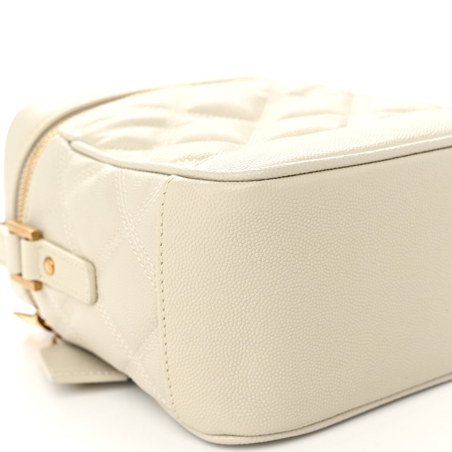 Grain de Poudre Quilted 80's Vanity Bag Crema Soft