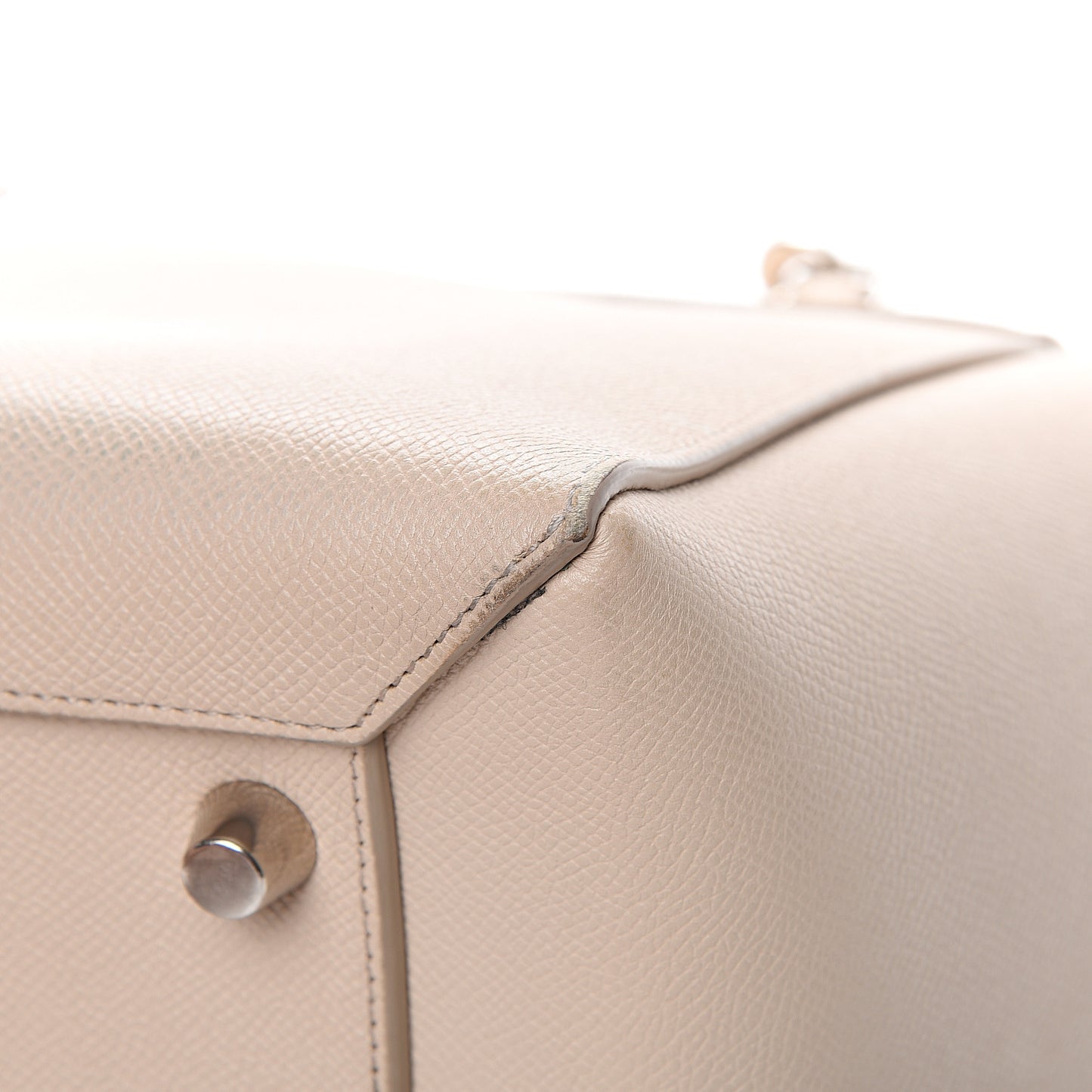 Grained Calfskin Mini Belt Bag Light Taupe