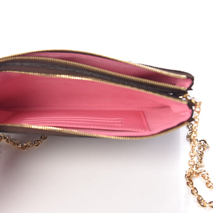 Louis Vuitton Monogram 2019 Christmas Animation Double Zip Pochette 6 of 11