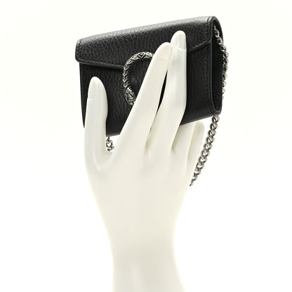 Gucci Calfskin Dionysus Coin Purse Black 2 of 7