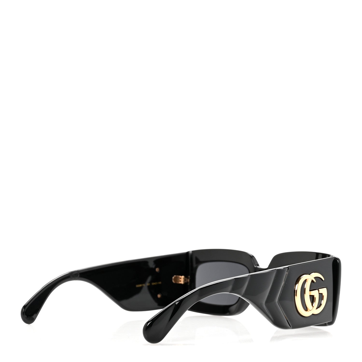 Gucci Acetate Rectangular Sunglasses GG0811S Black 7 of 16