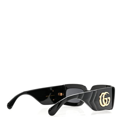Gucci Acetate Rectangular Sunglasses GG0811S Black 7 of 16
